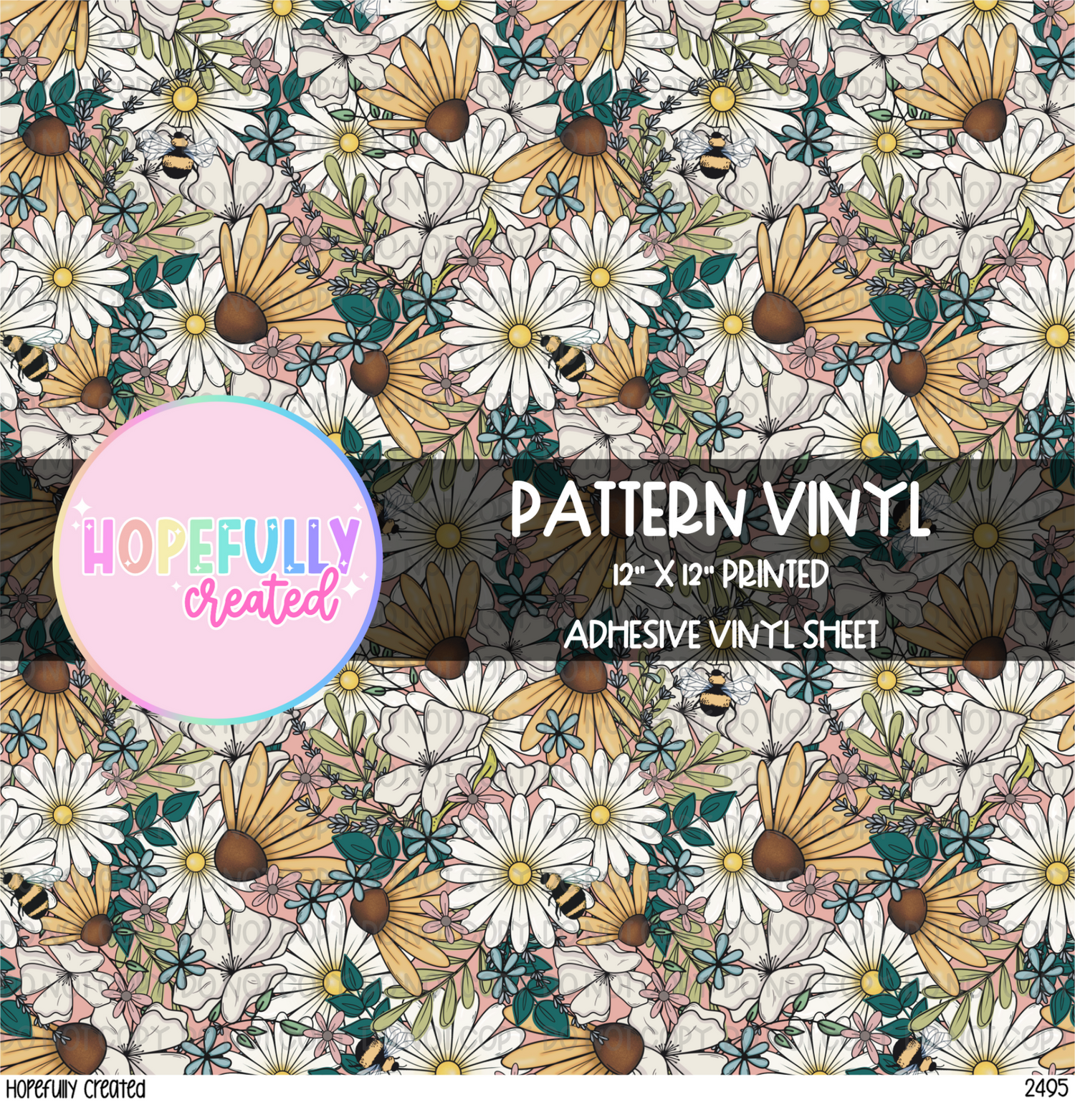 Floral 12x12 - 2495
