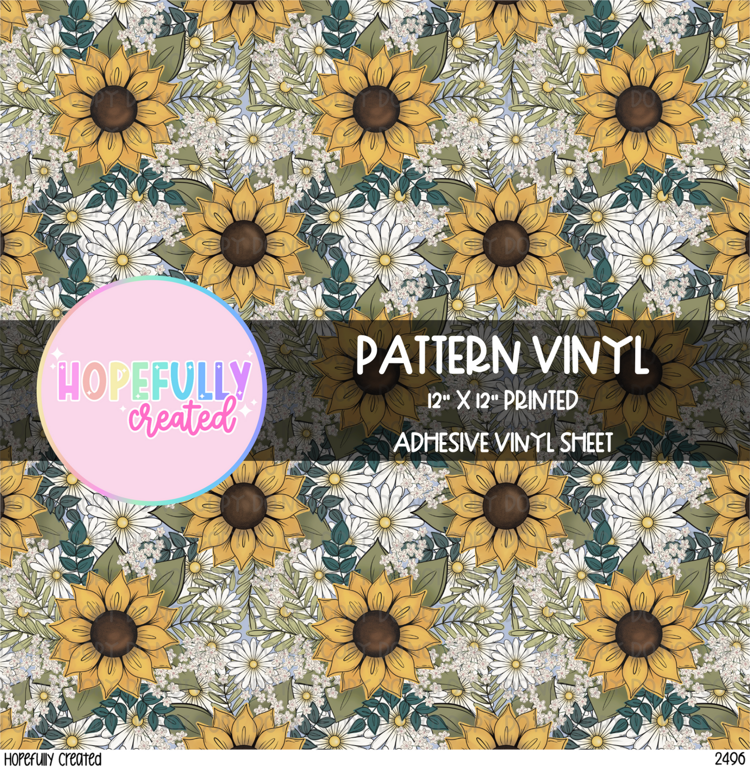 Floral 12x12 - 2496