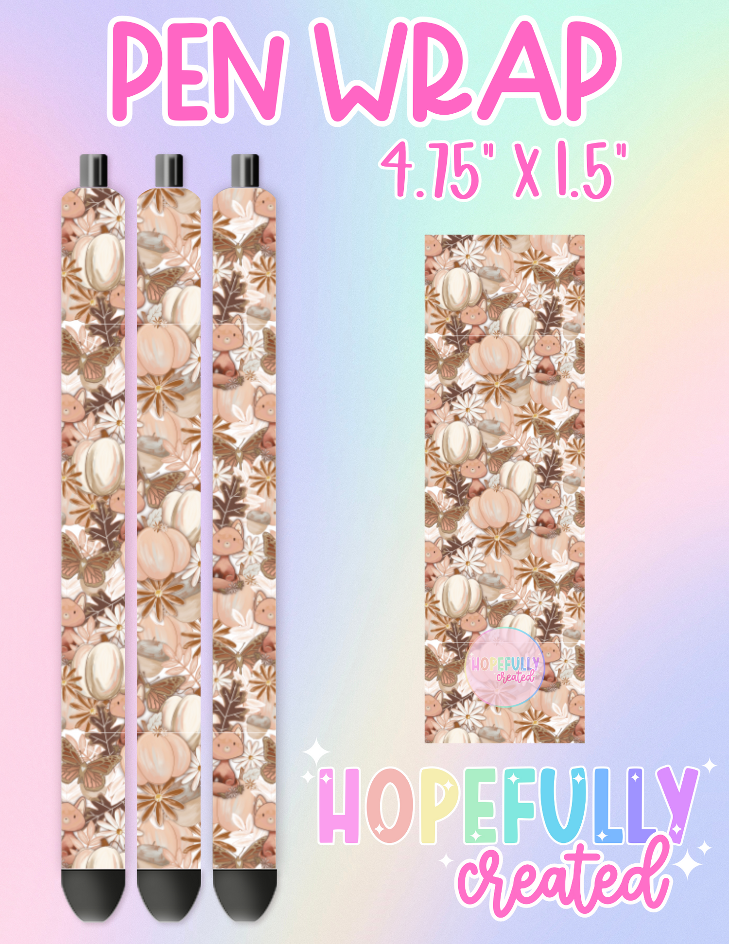 Pumpkins and Fox Vinyl Collection - 3064