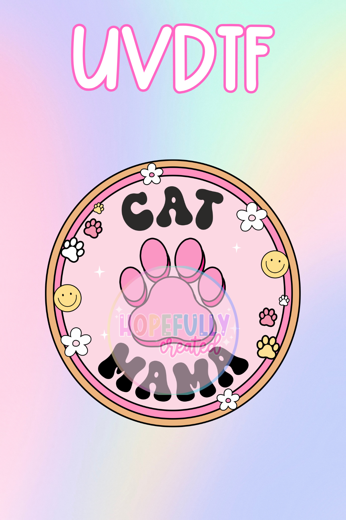 Cat Mama UVDTF Decal