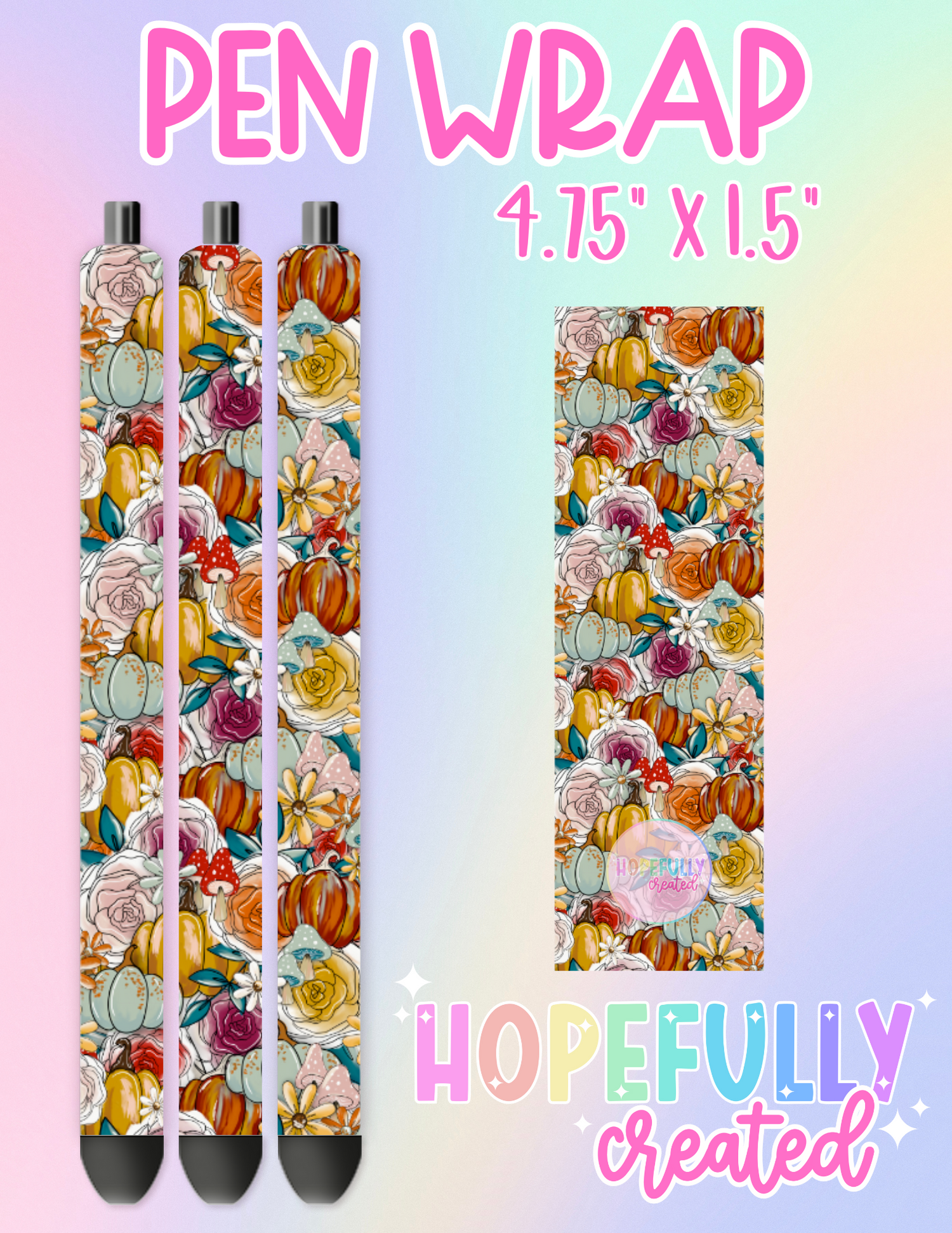 Fall Pumpkins Vinyl Collection - 3065