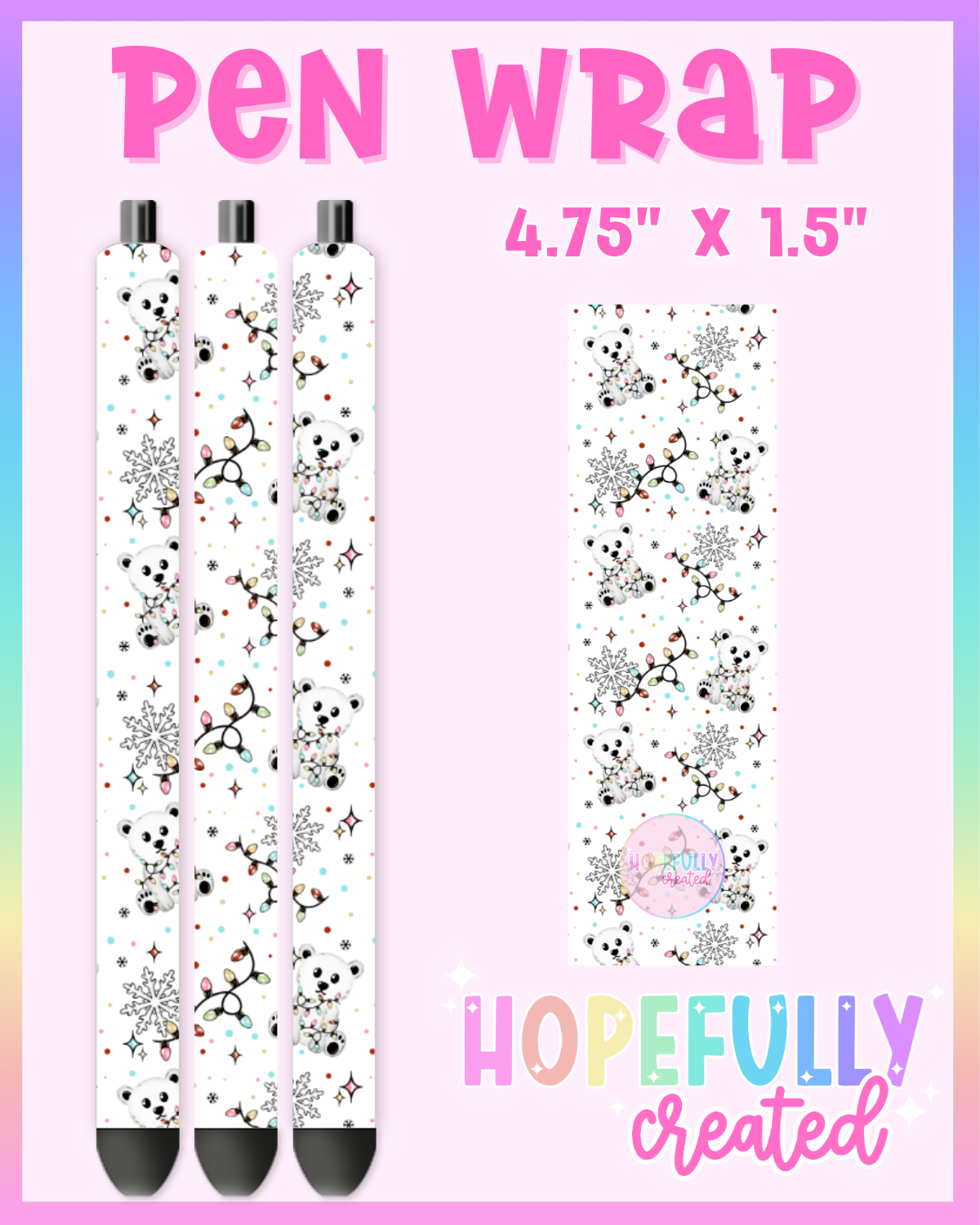 Christmas Bear Vinyl Collection - 3382