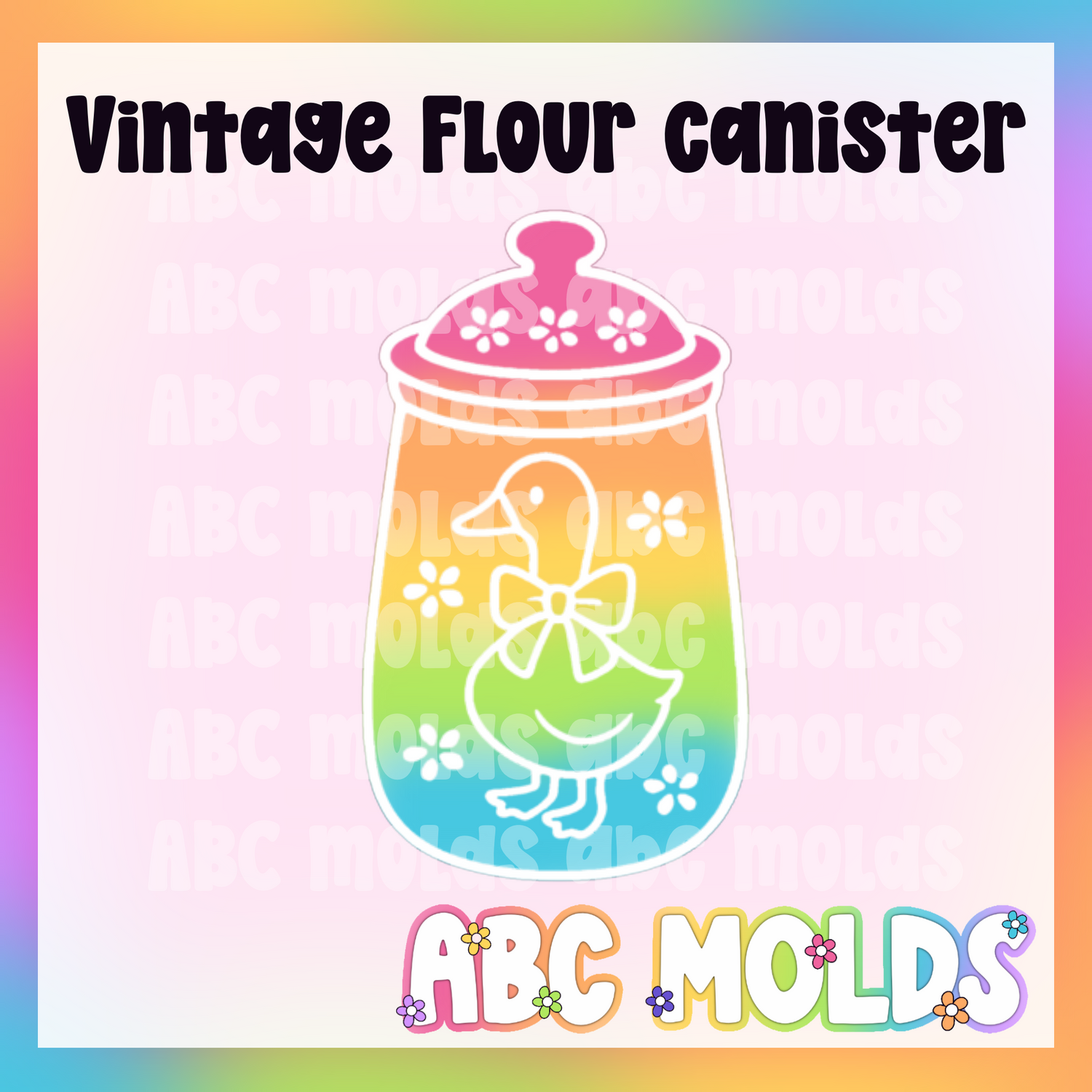 Flour Canister Silicone Mold