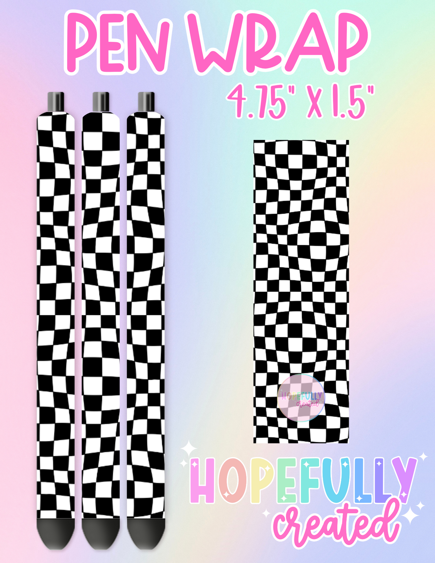 Checker Pen Wrap-2383