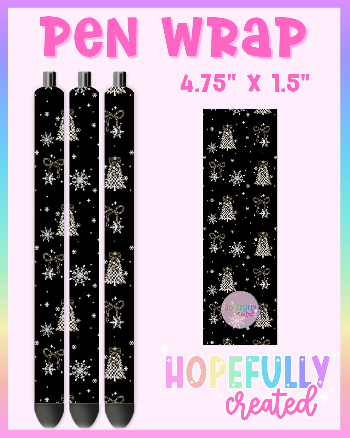 Christmas Tree Checker Vinyl Collection - 3388