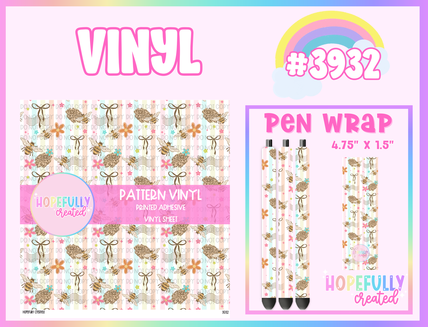 Bees Vinyl Collection - 3932
