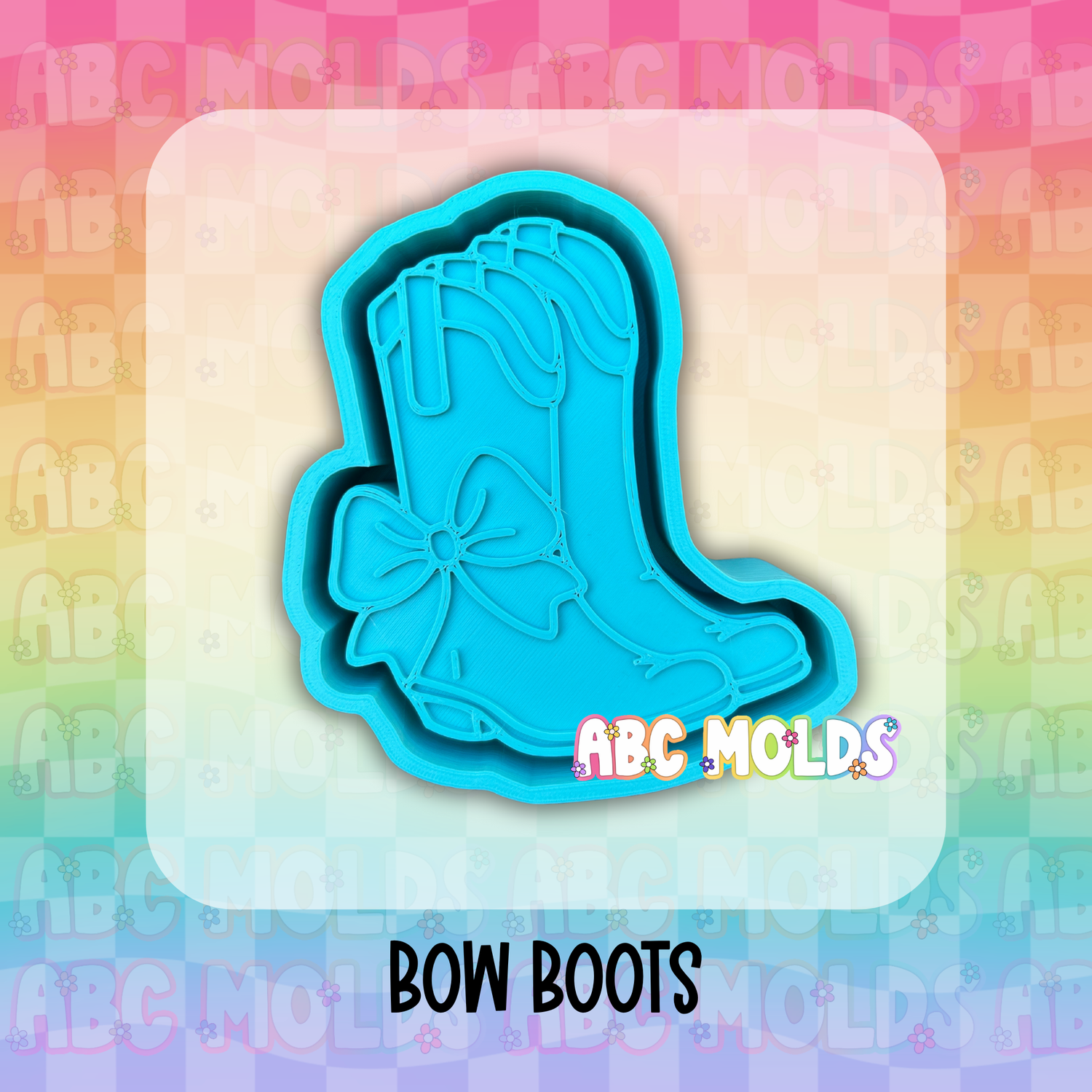 Bow Boots Silicone Mold
