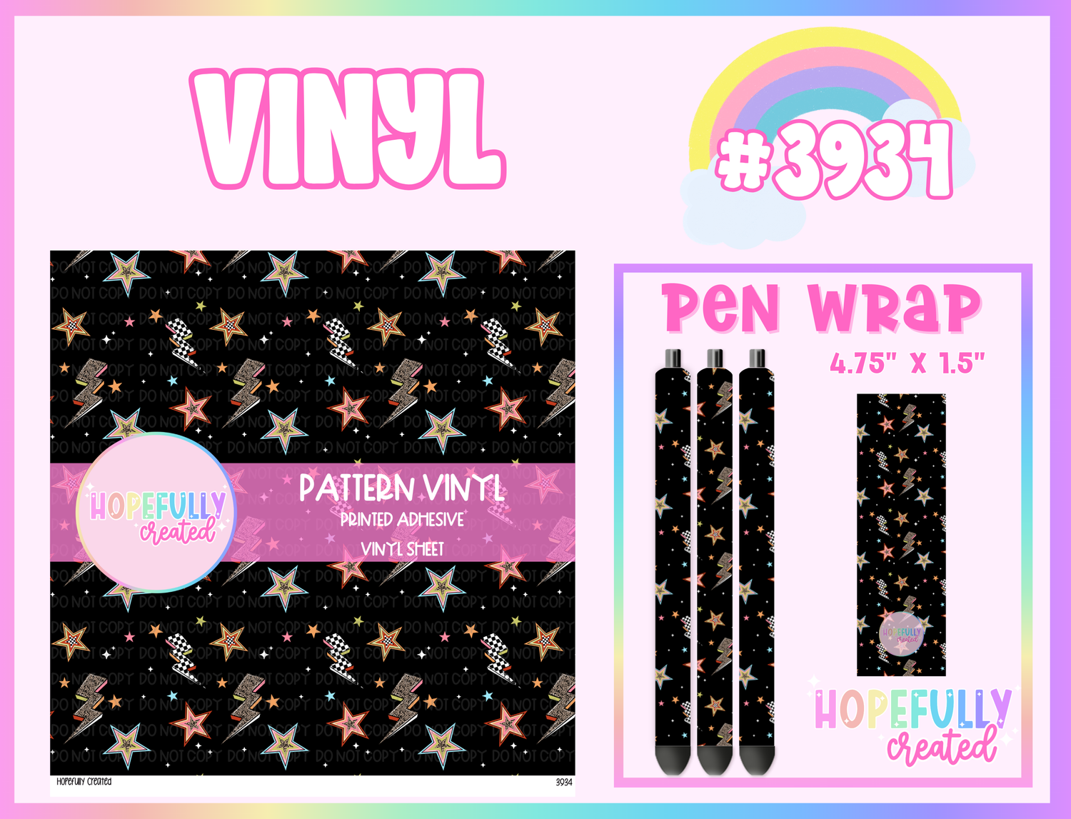 Bolts Stars Vinyl Collection - 3934