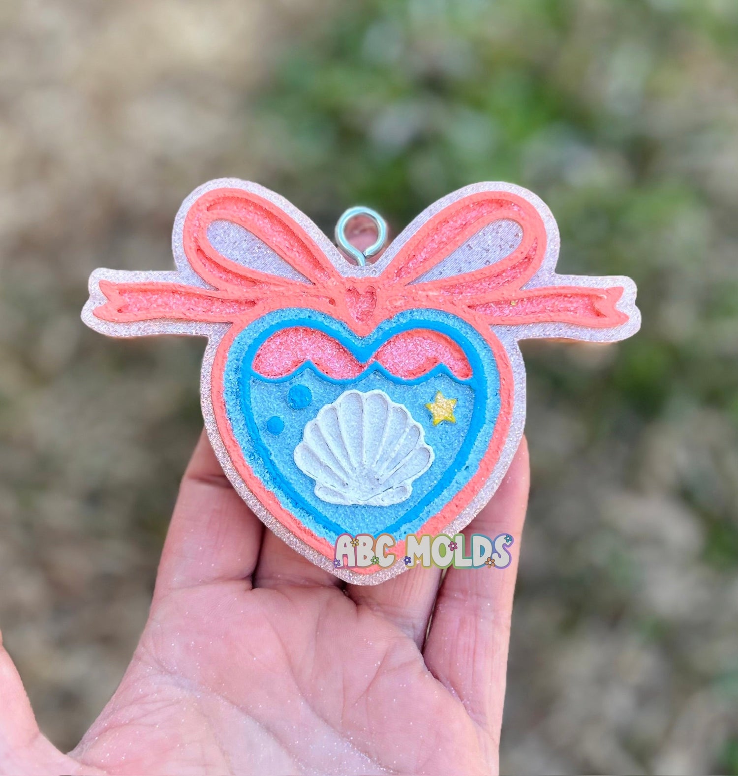 Beach Locket Silicone Mold