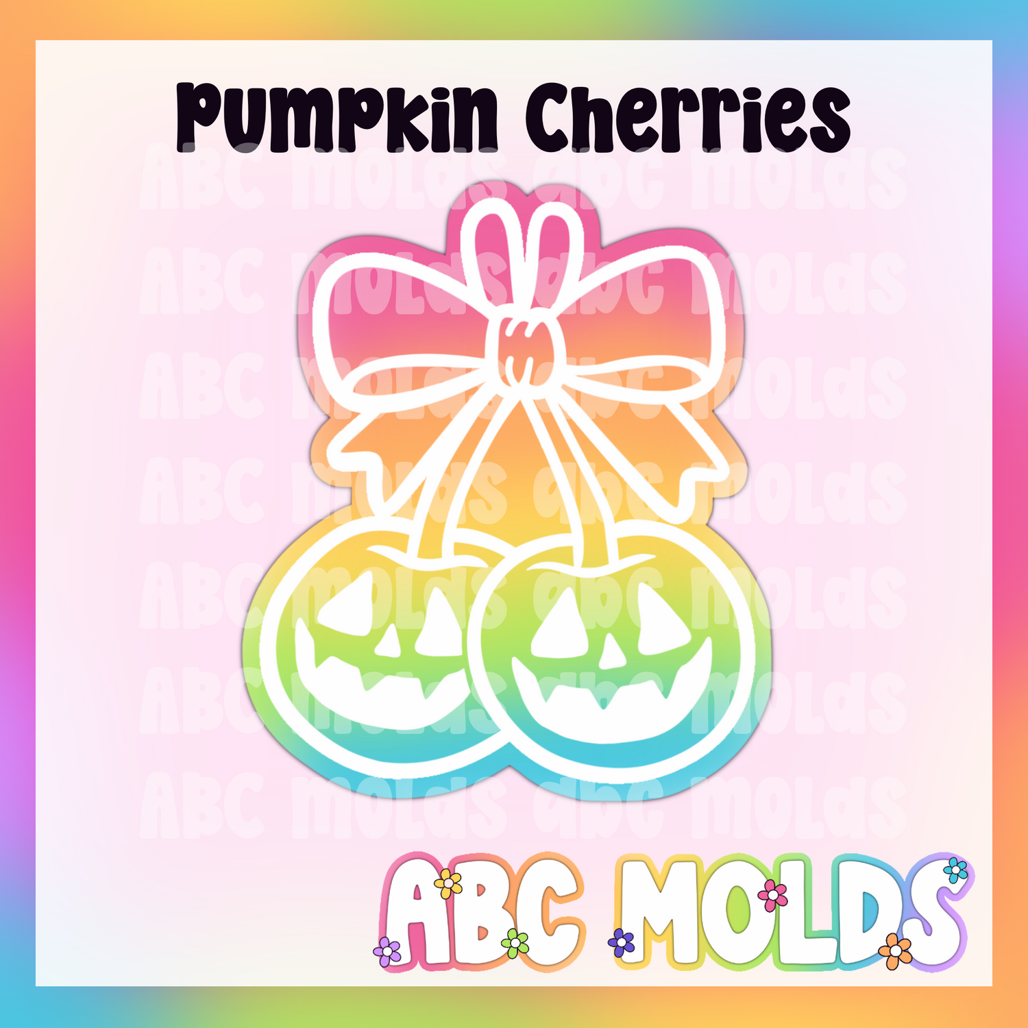 Pumpkin cherries silicone freshie mold