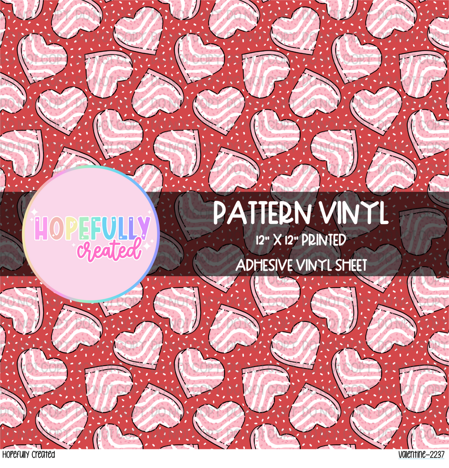 Valentine Hearts Vinyl Collection - 2237