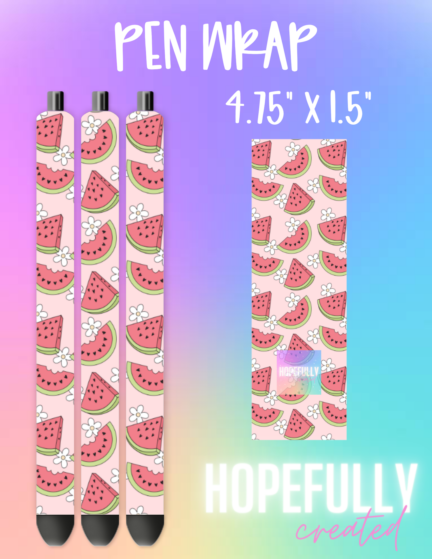 Watermelon Pen Wrap-319