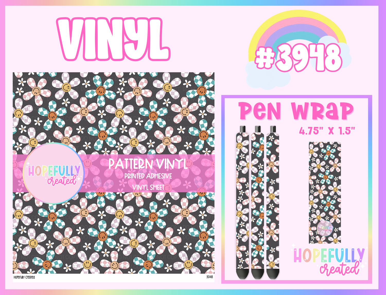 Floral Vinyl Collection - 3948