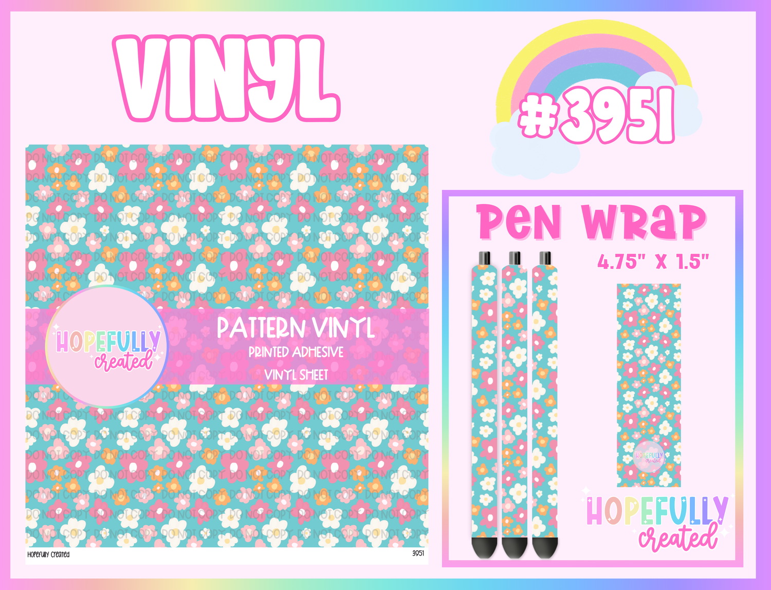 Floral Vinyl Collection - 3951