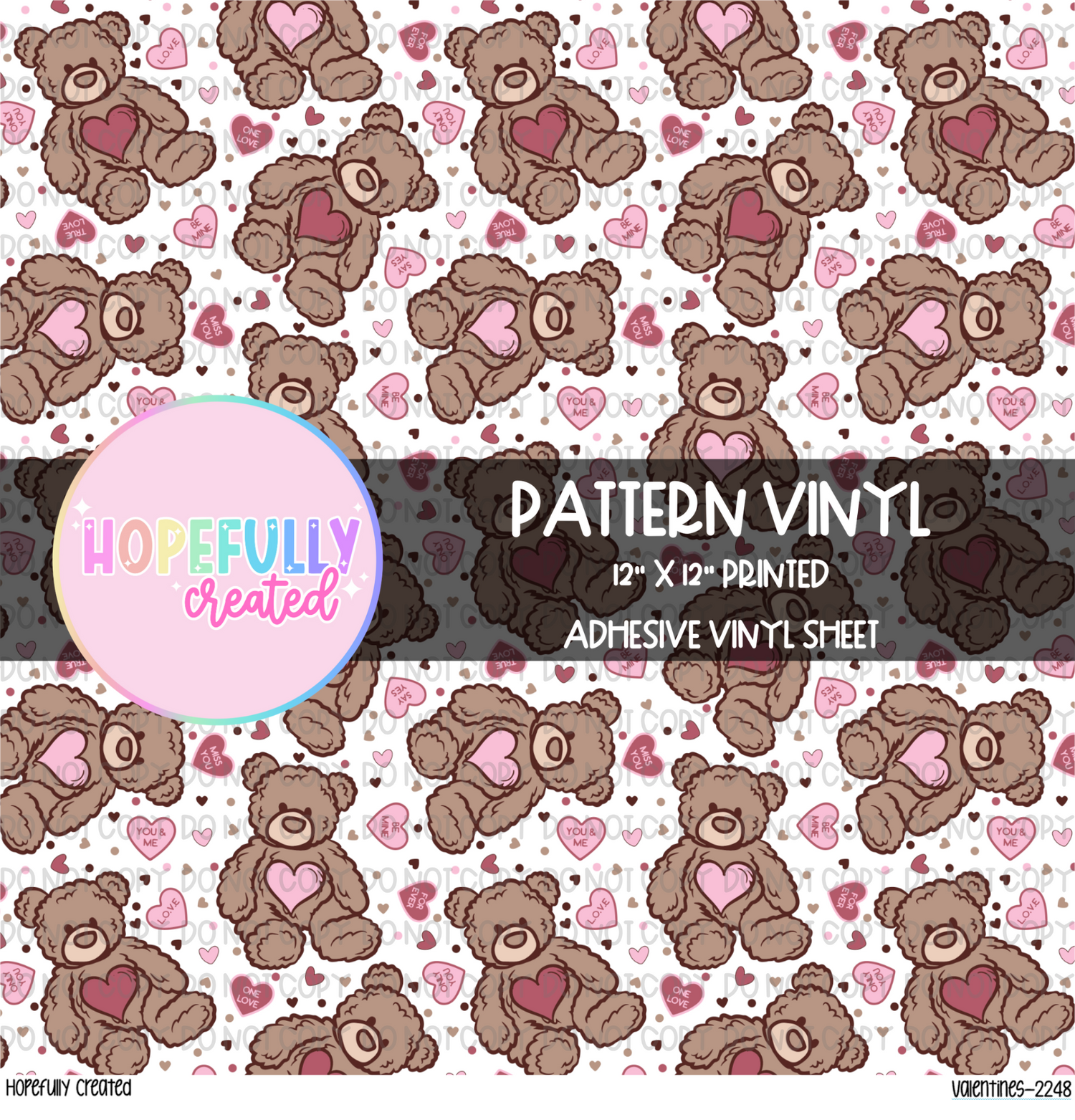 Valentine Bear Vinyl Collection- 2248