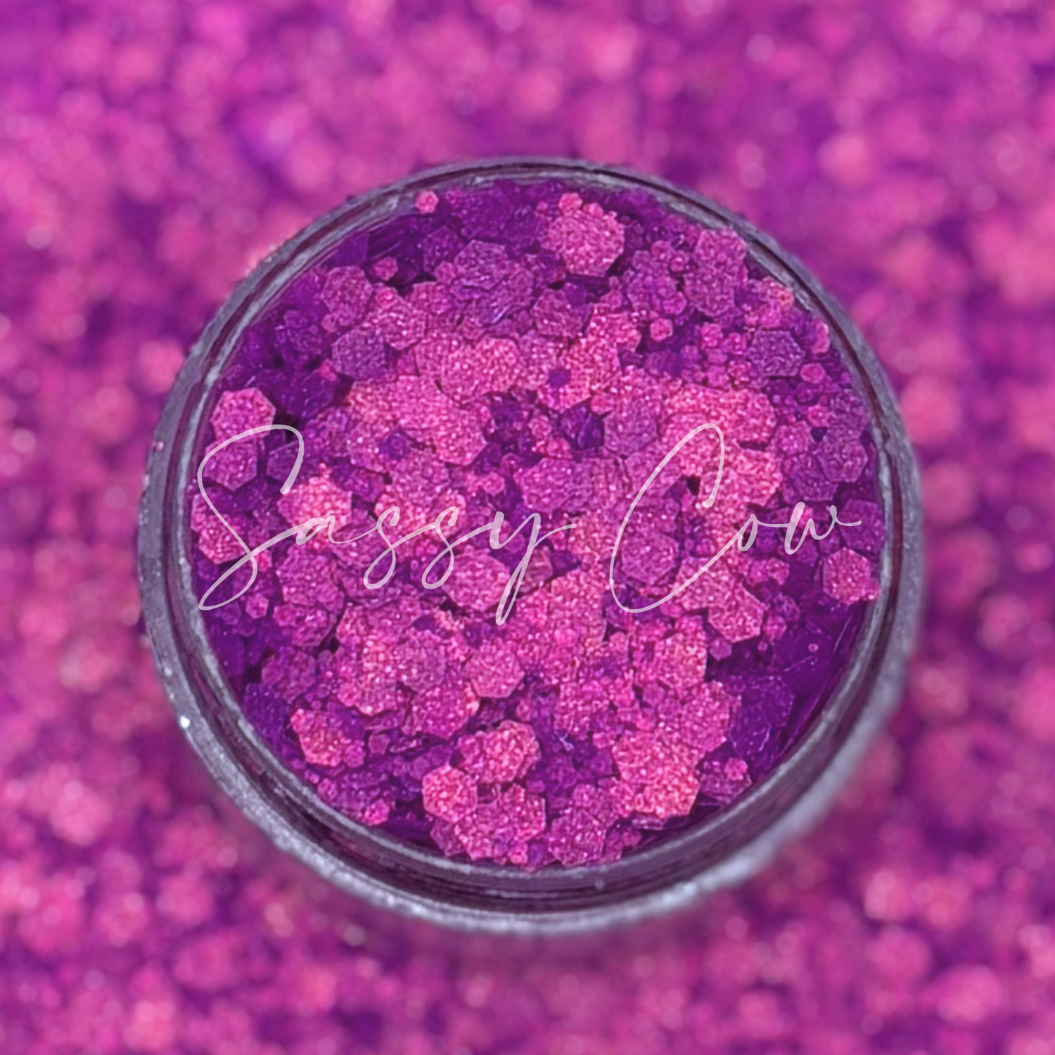SHY VIOLET - Chunky Textured Glitter Mix