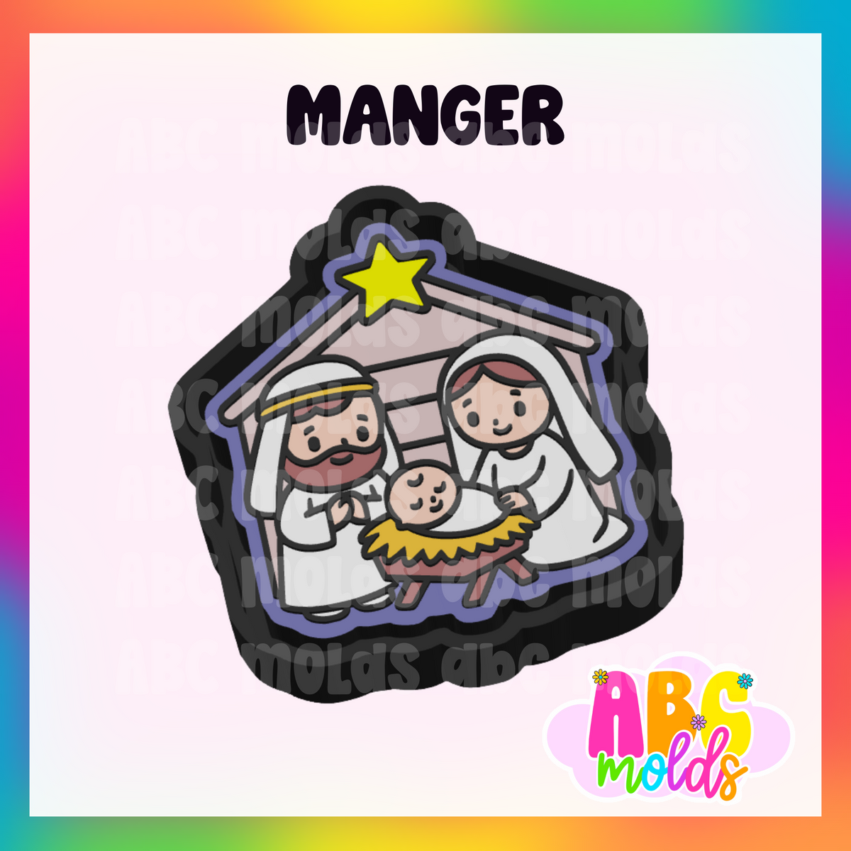 Manger - Silicone Freshie Mold