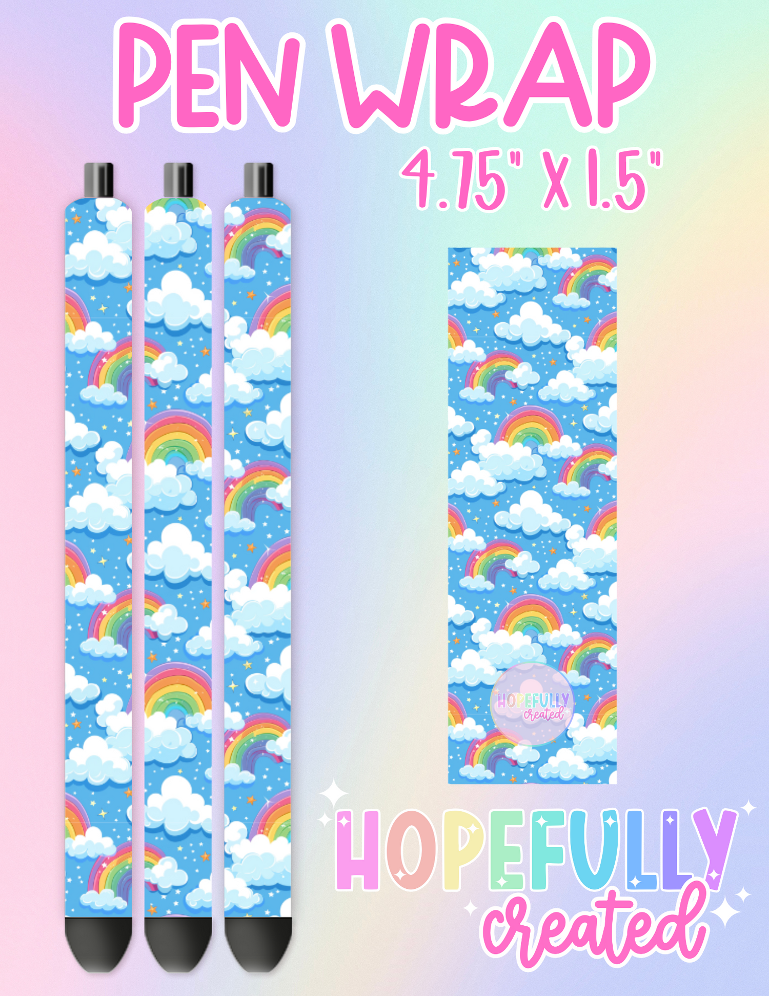 Rainbow Pen Wrap-2402
