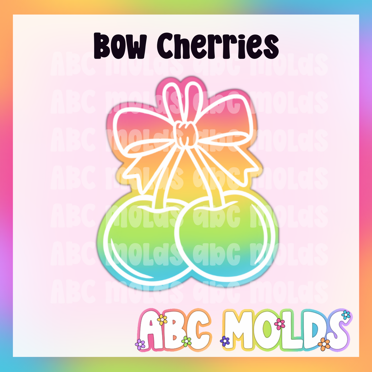 Bow Cherries Silicone Mold
