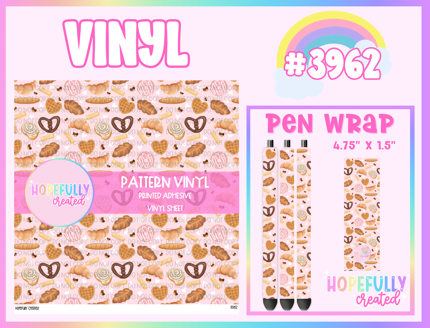 Baked Sweets Vinyl Collection - 3962