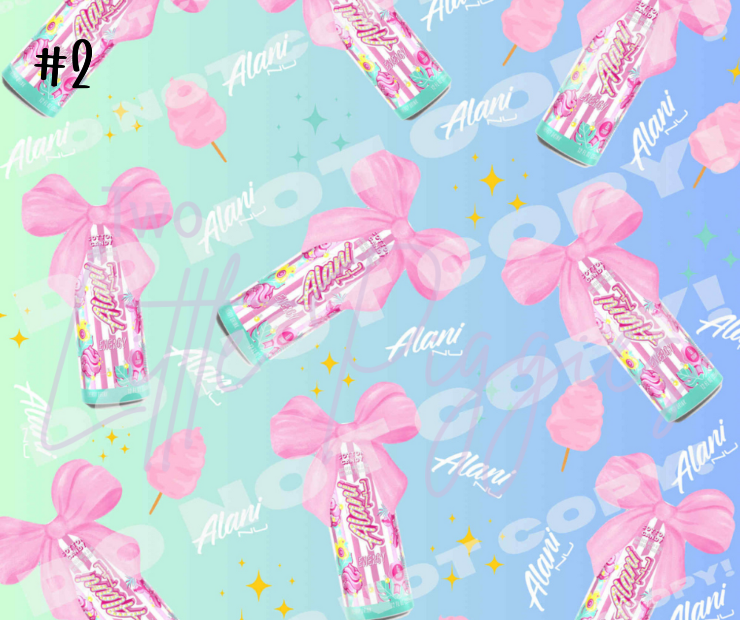 Printed Vinyl - Alani Cotton Candy Collection