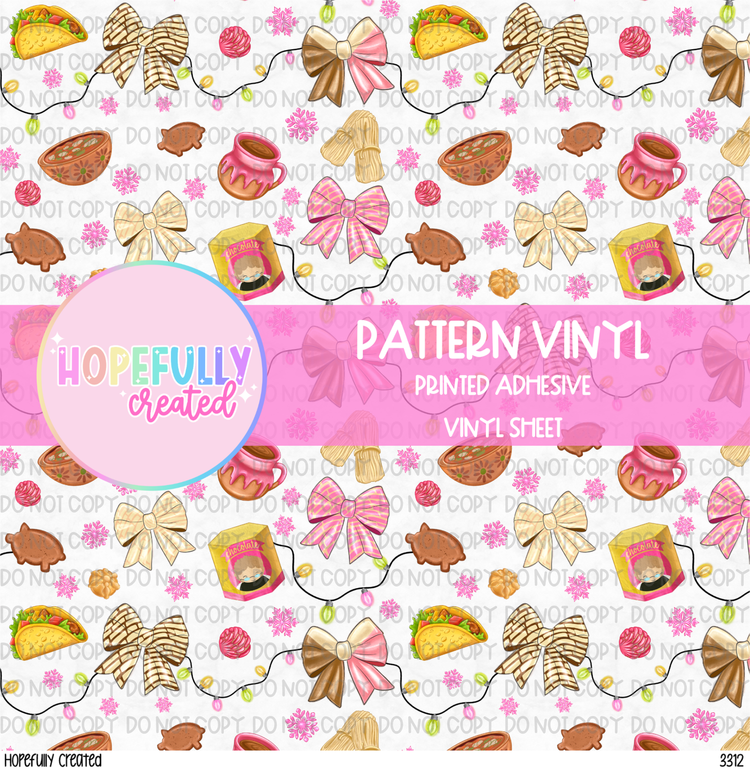 Mexican Snacks Christmas Vinyl Collection - 3312