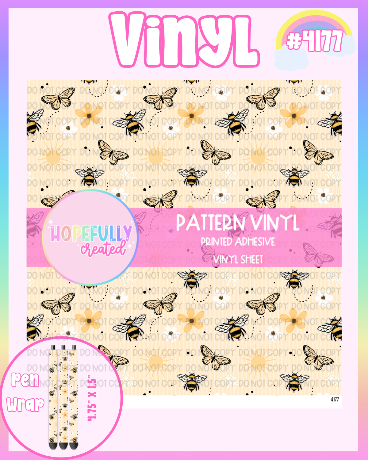 Bees Vinyl Collection - 4177