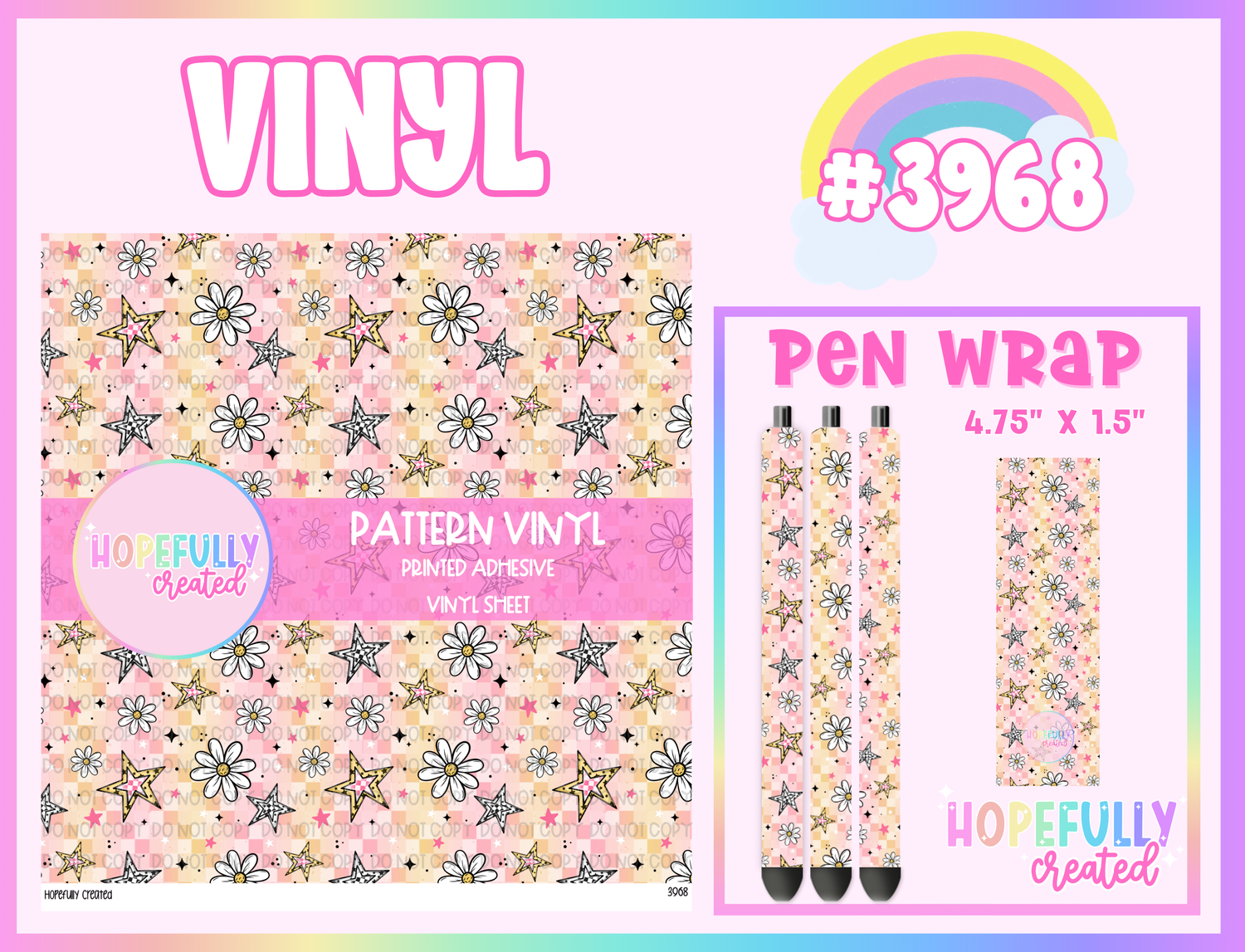 Floral Vinyl Collection - 3968