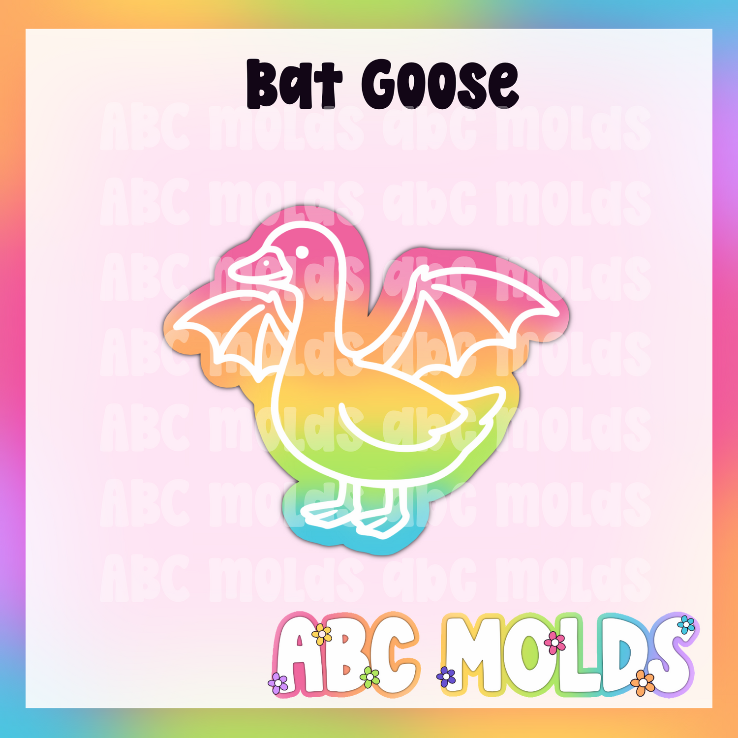 Bat Goose Silicone Freshie Mold