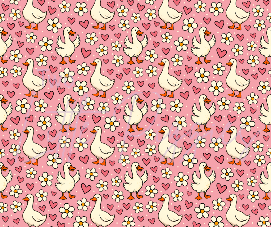 Printed Vinyl - Valentine Silly Goose