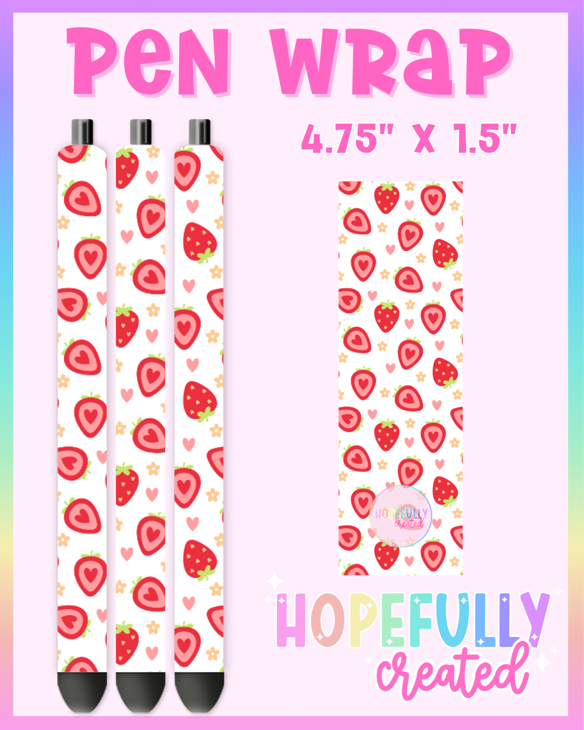 Strawberries Vinyl Collection - 3480