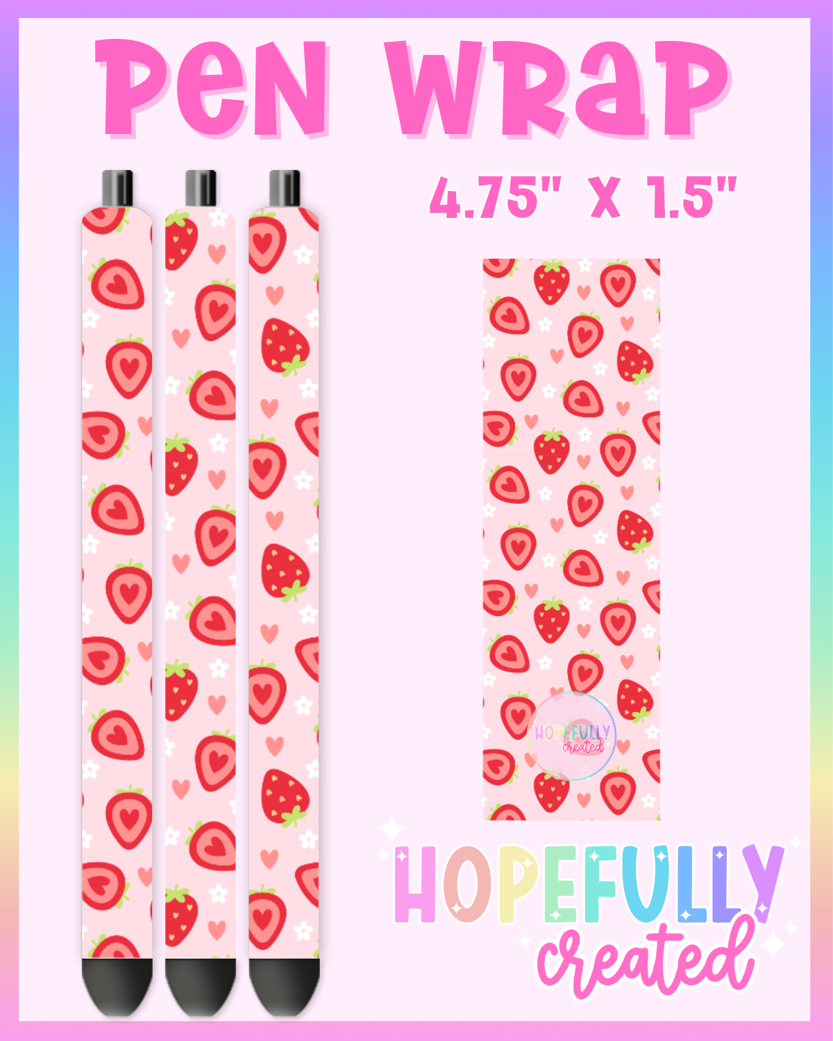 Strawberries Vinyl Collection - 3479