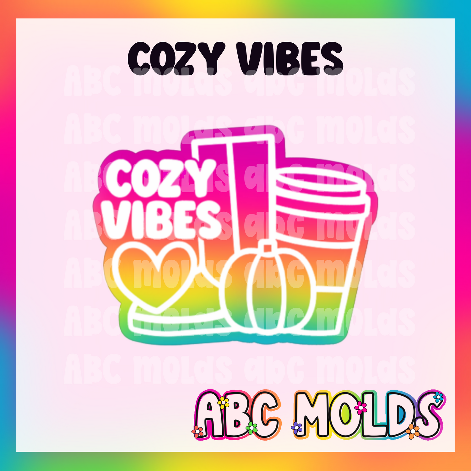 Cozy Vibes Silicone Freshie Mold