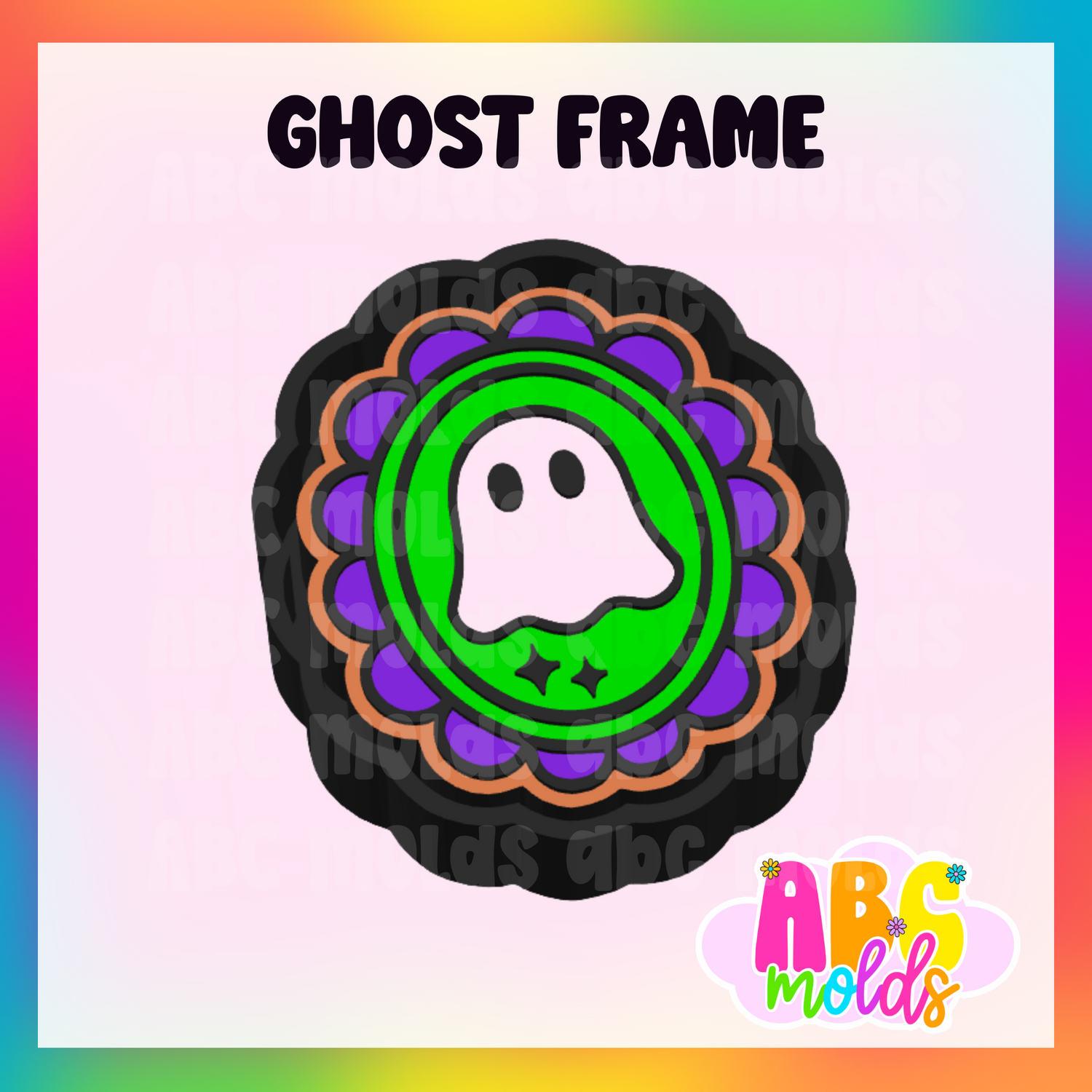 Ghost Frame Silicone Freshie Mold