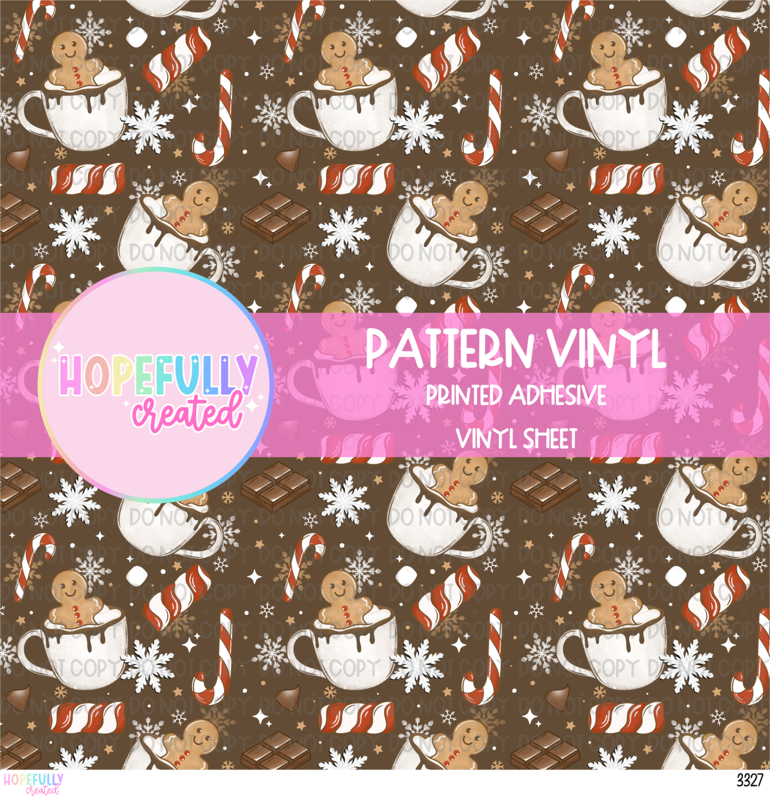 Gingerbread Hot Cocoa Vinyl Collection - 3327