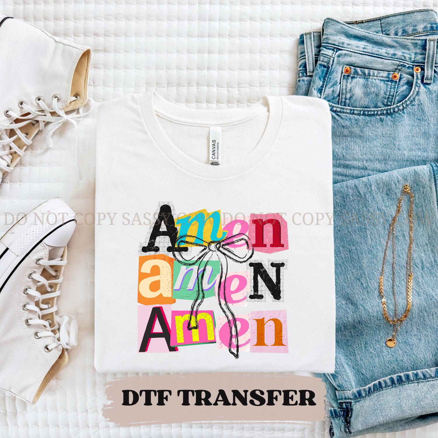 MAGAZINE AMEN - DTF TRANSFER 016