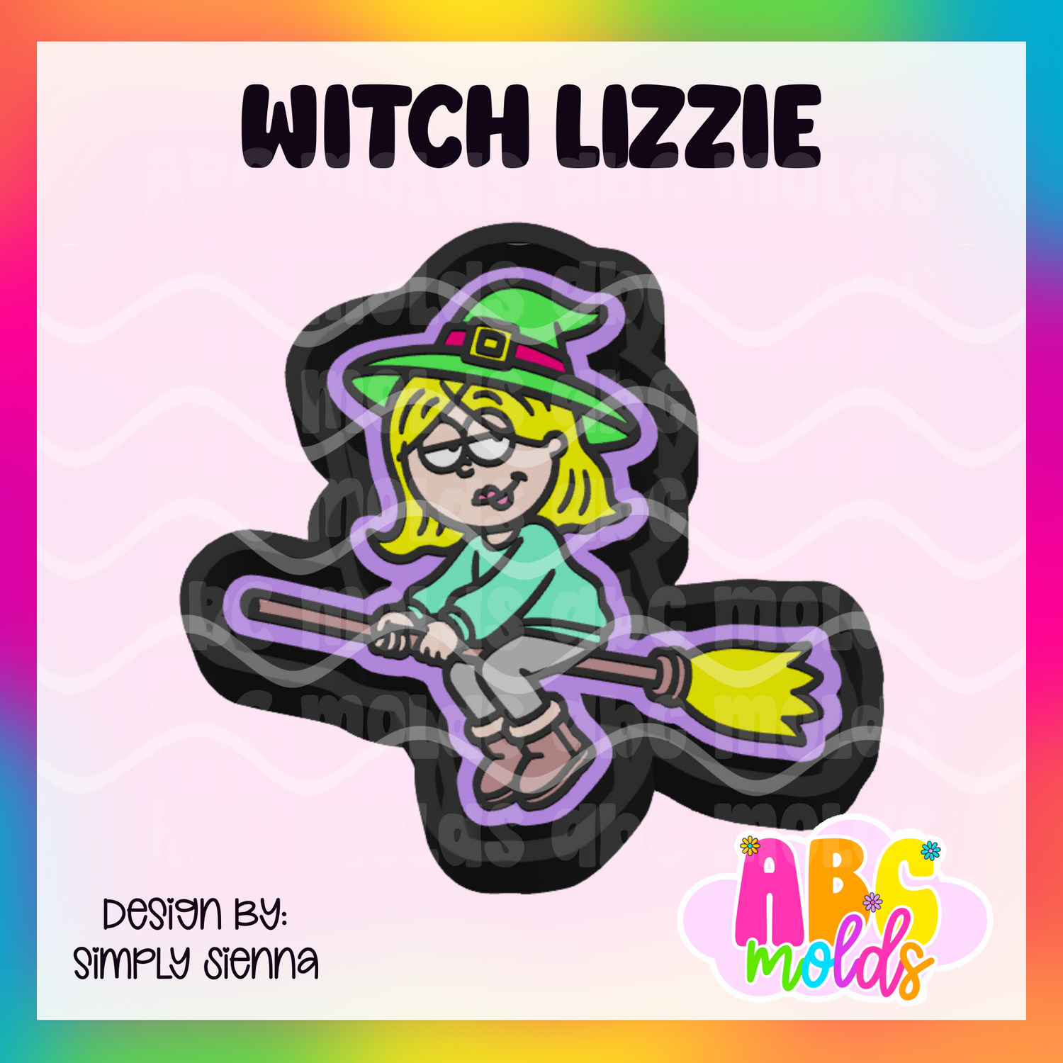 Witch Lizzie Silicone Freshie Mold