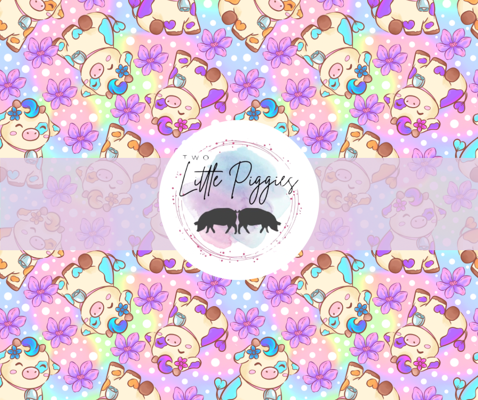 Printed Vinyl - Springtime Cows