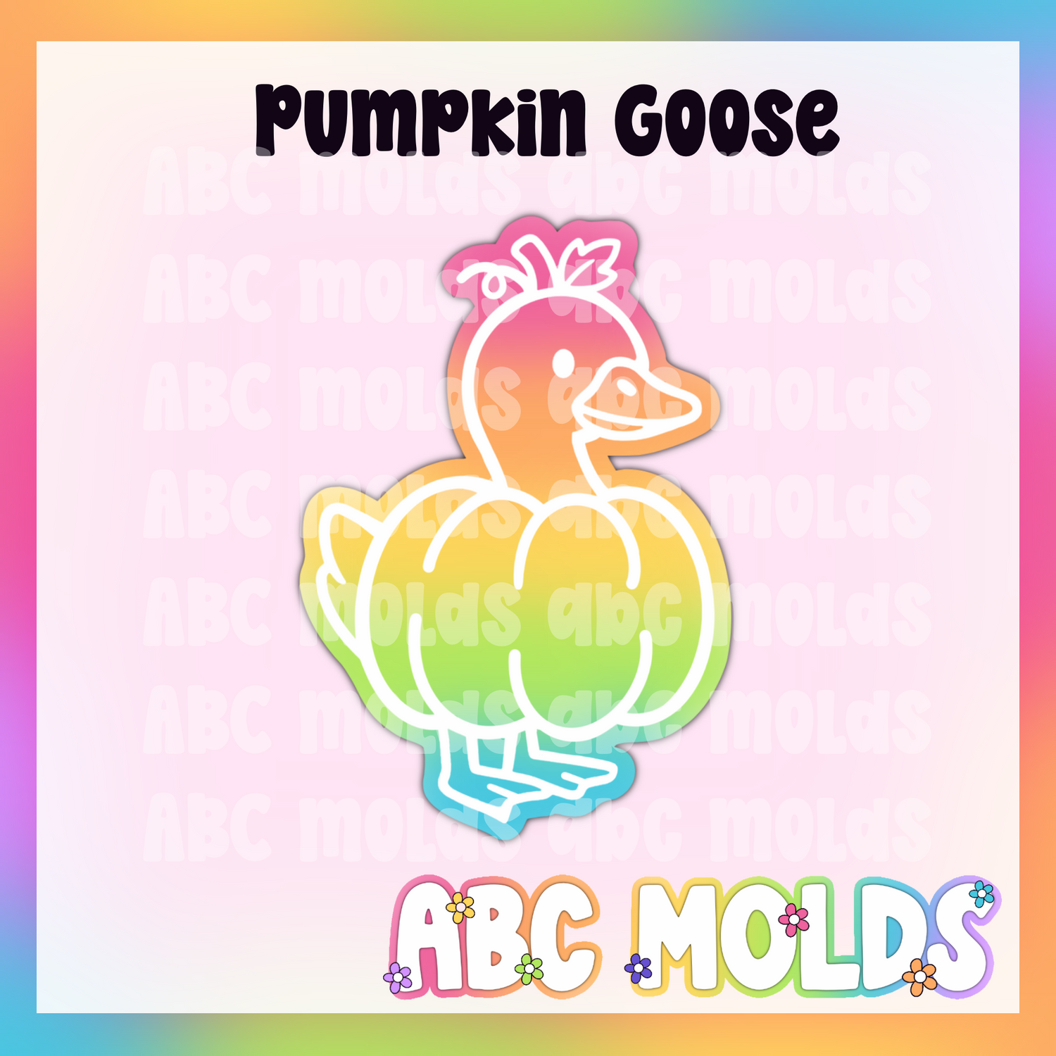 Pumpkin goose Silicone Freshie Mold