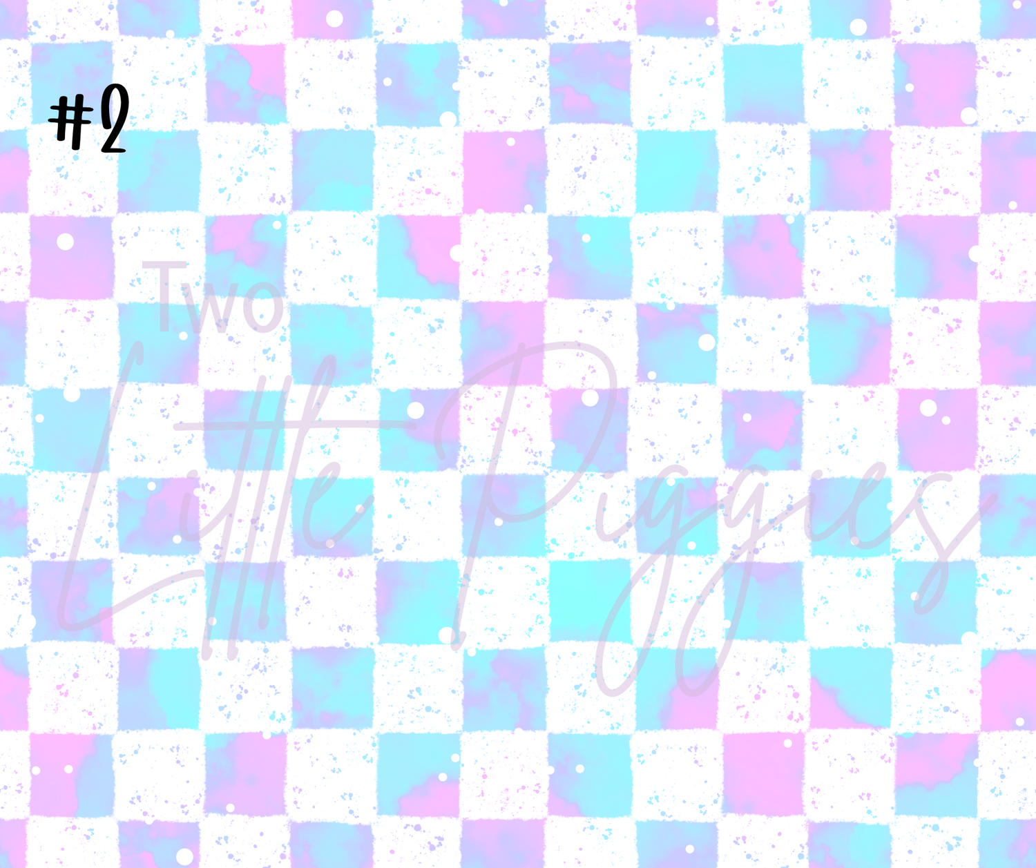 Printed Vinyl - Distressed Checkers