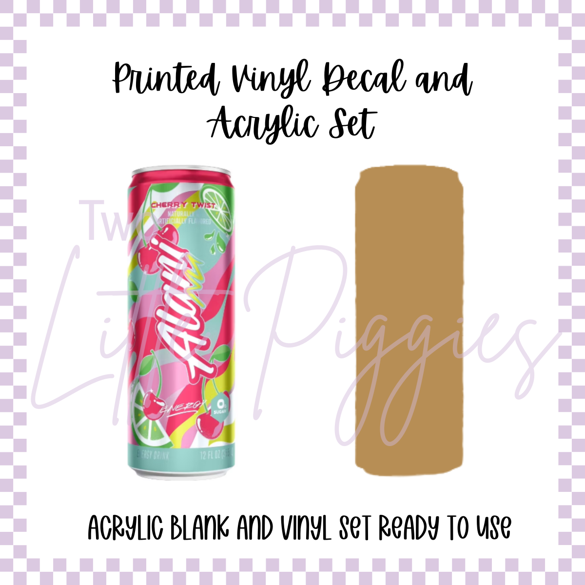 Printed Vinyl and Acrylic Set - Alani Nu - Cherry Twist