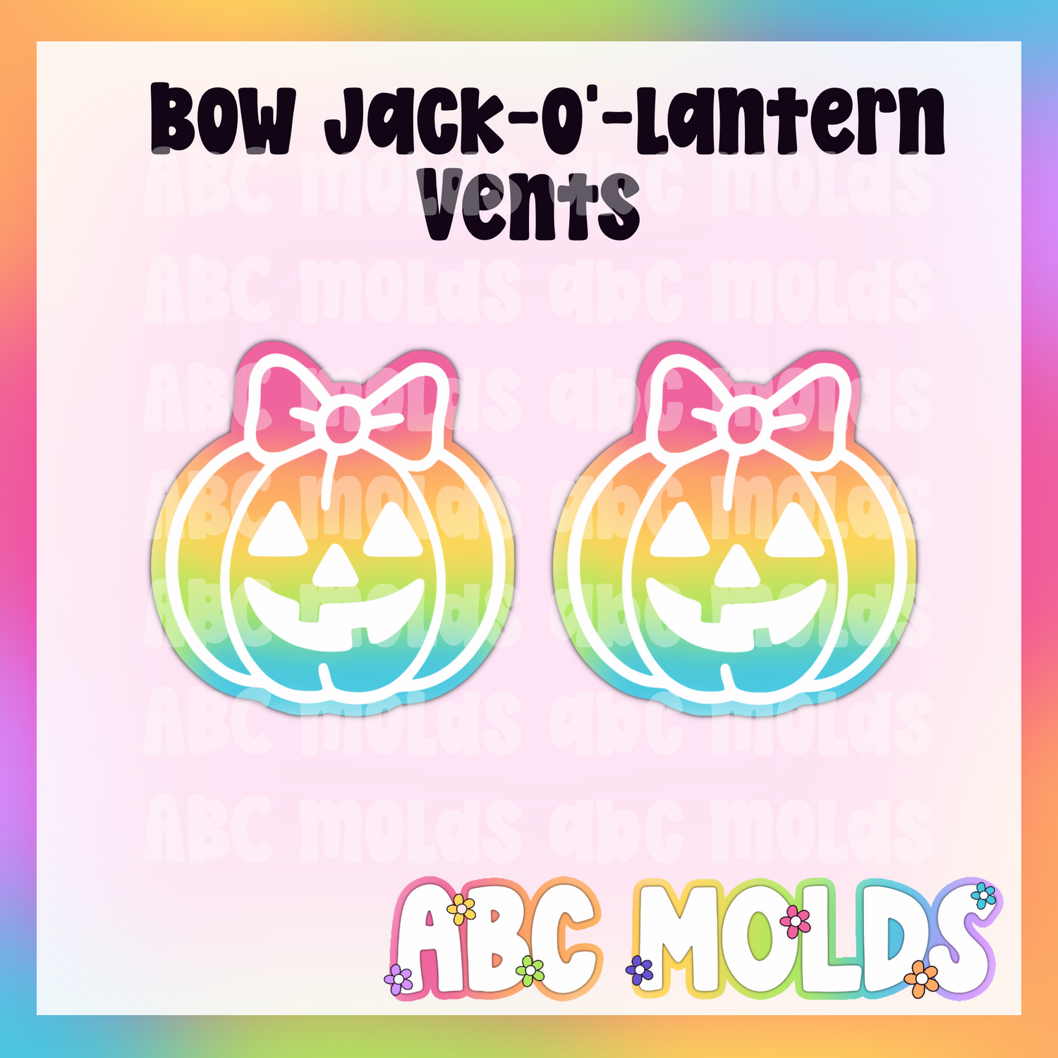 Bow Jack-o’-lantern Vents