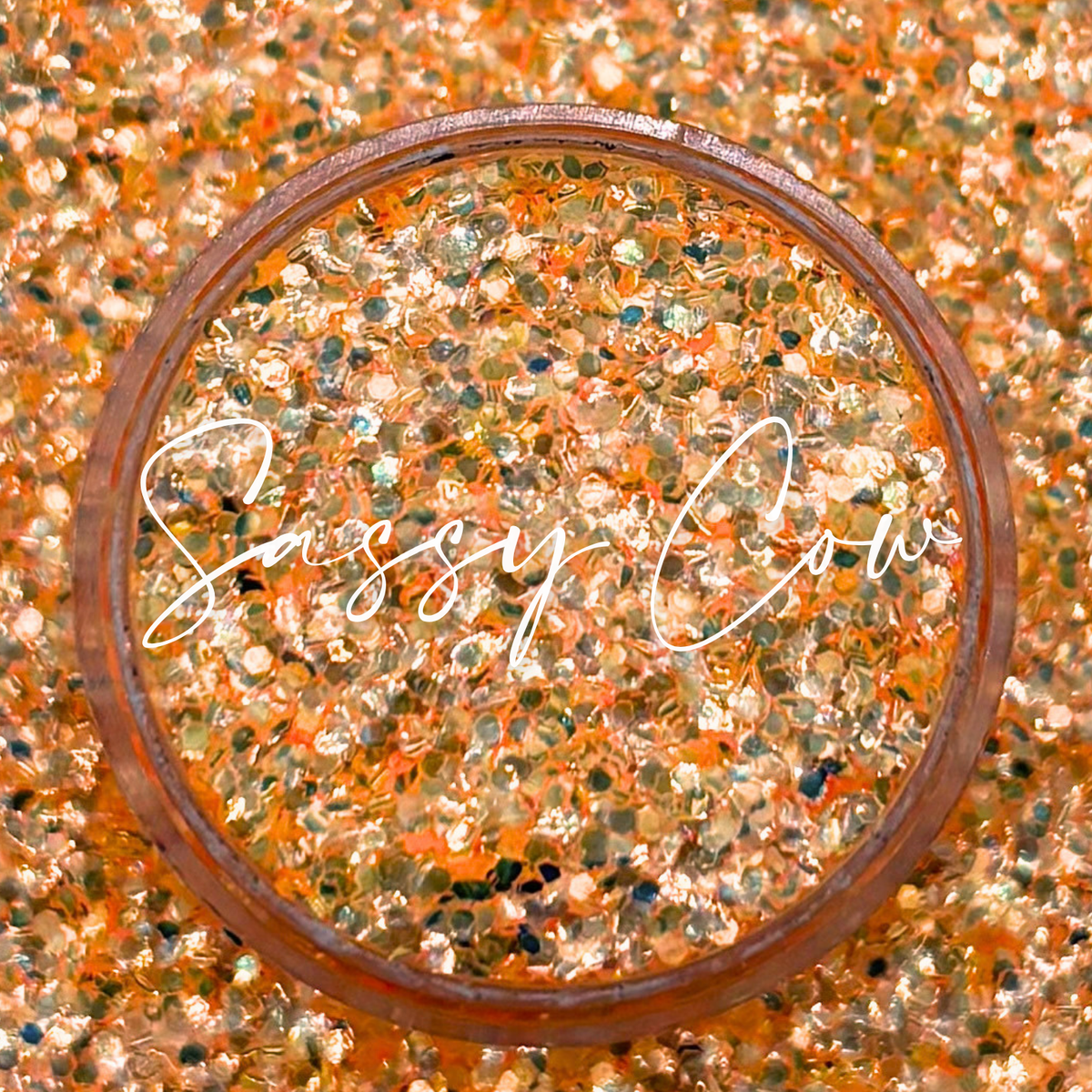 CIRCUS PEANUT- Mini Chunky Crystal Glitter Mix