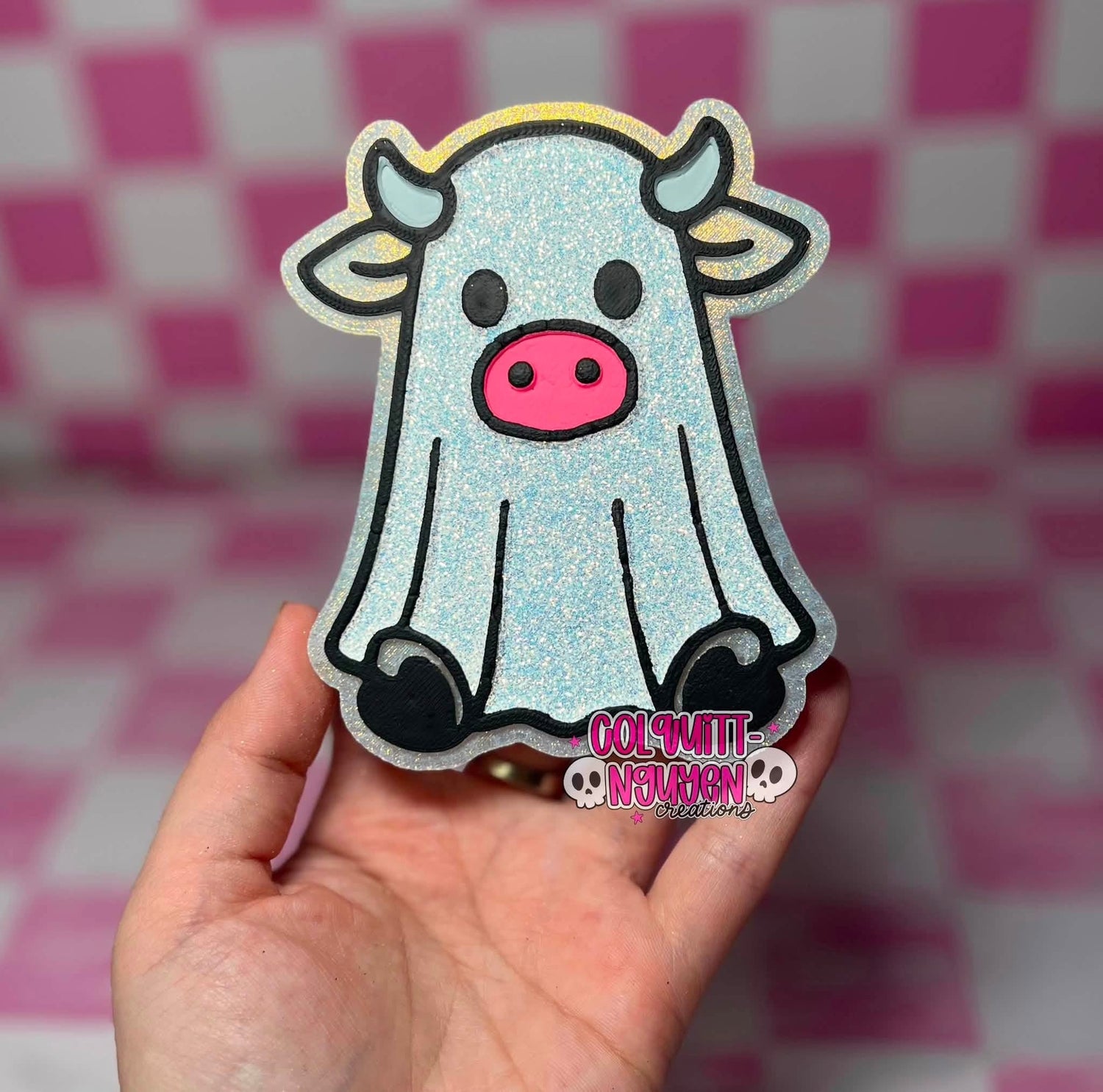 Ghost Cow Silicone Freshie Mold