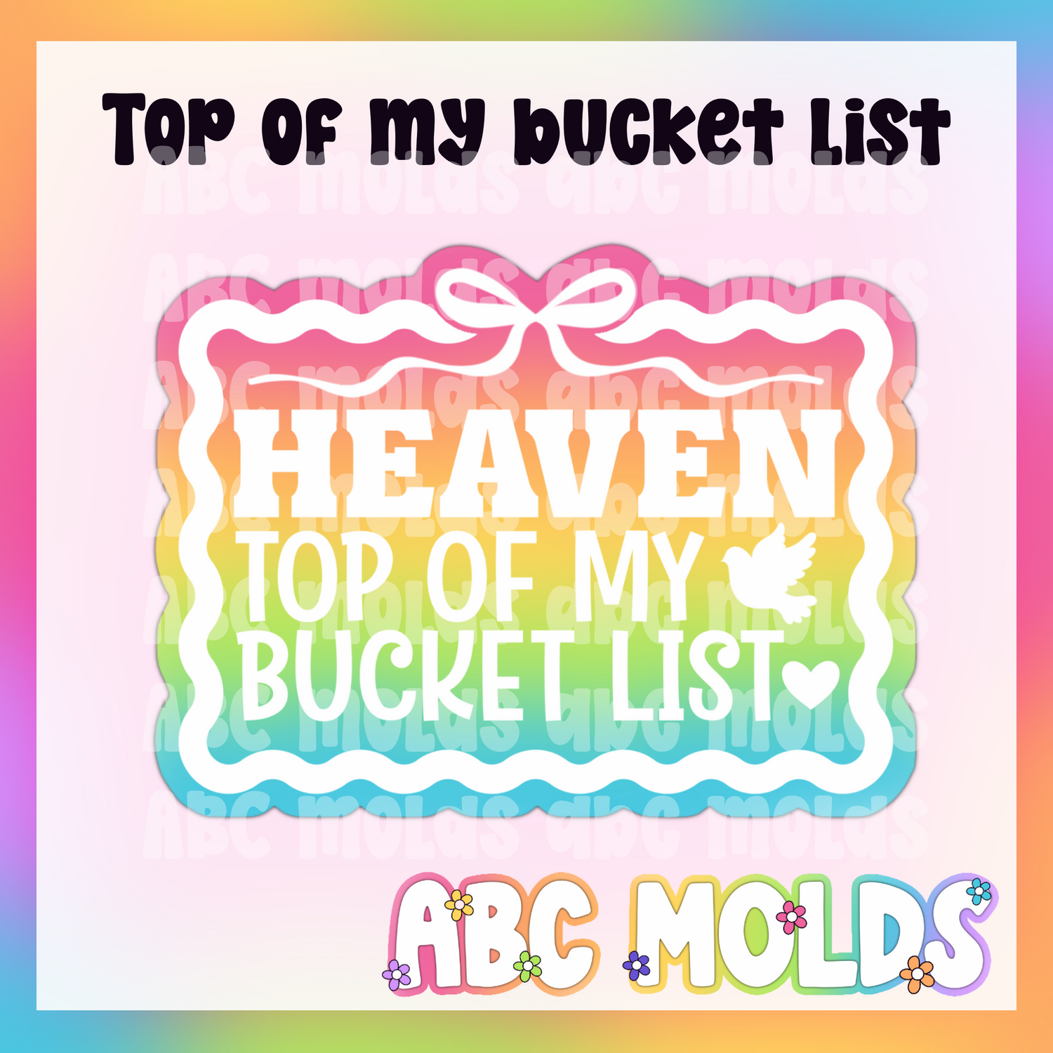 Heaven, bucket list Silicone Mold
