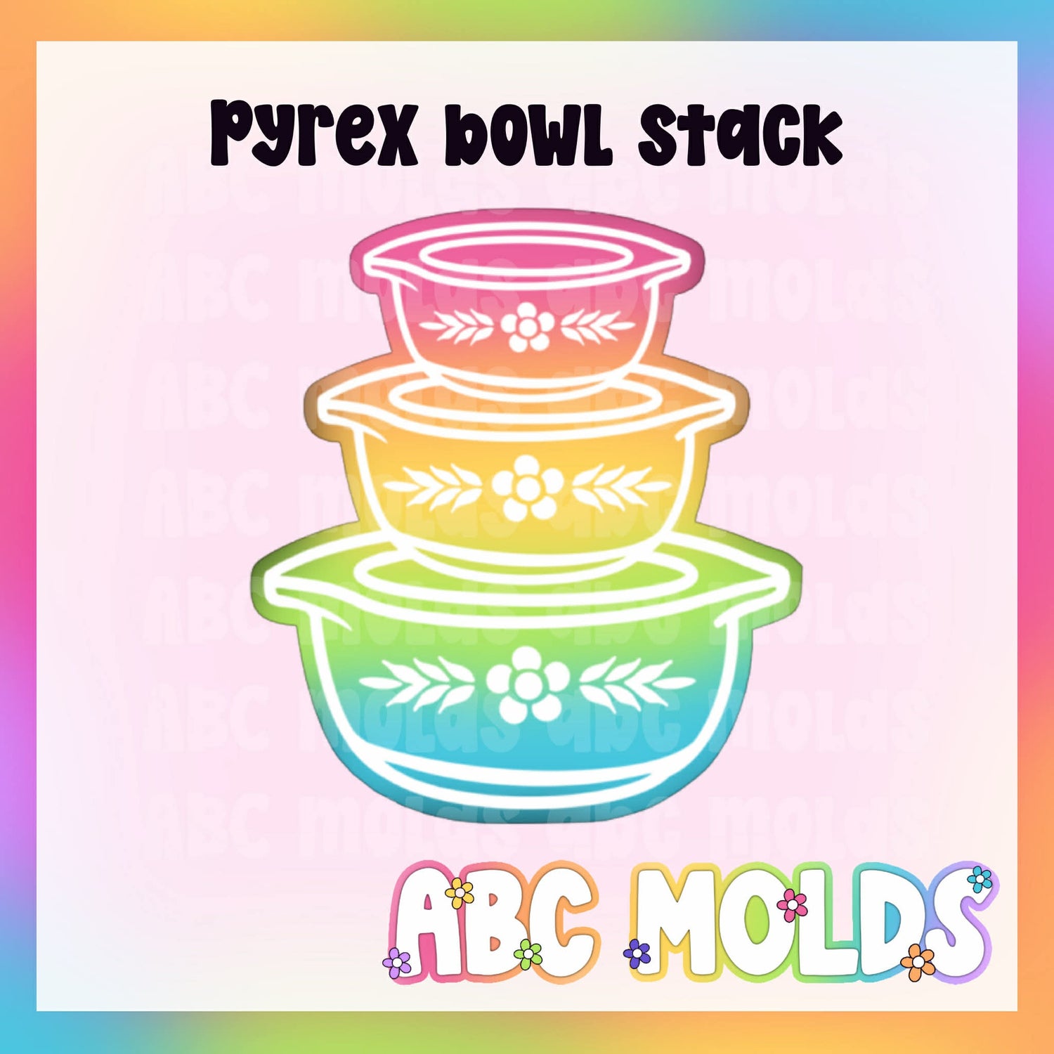 Pyrex Stack Silicone Mold