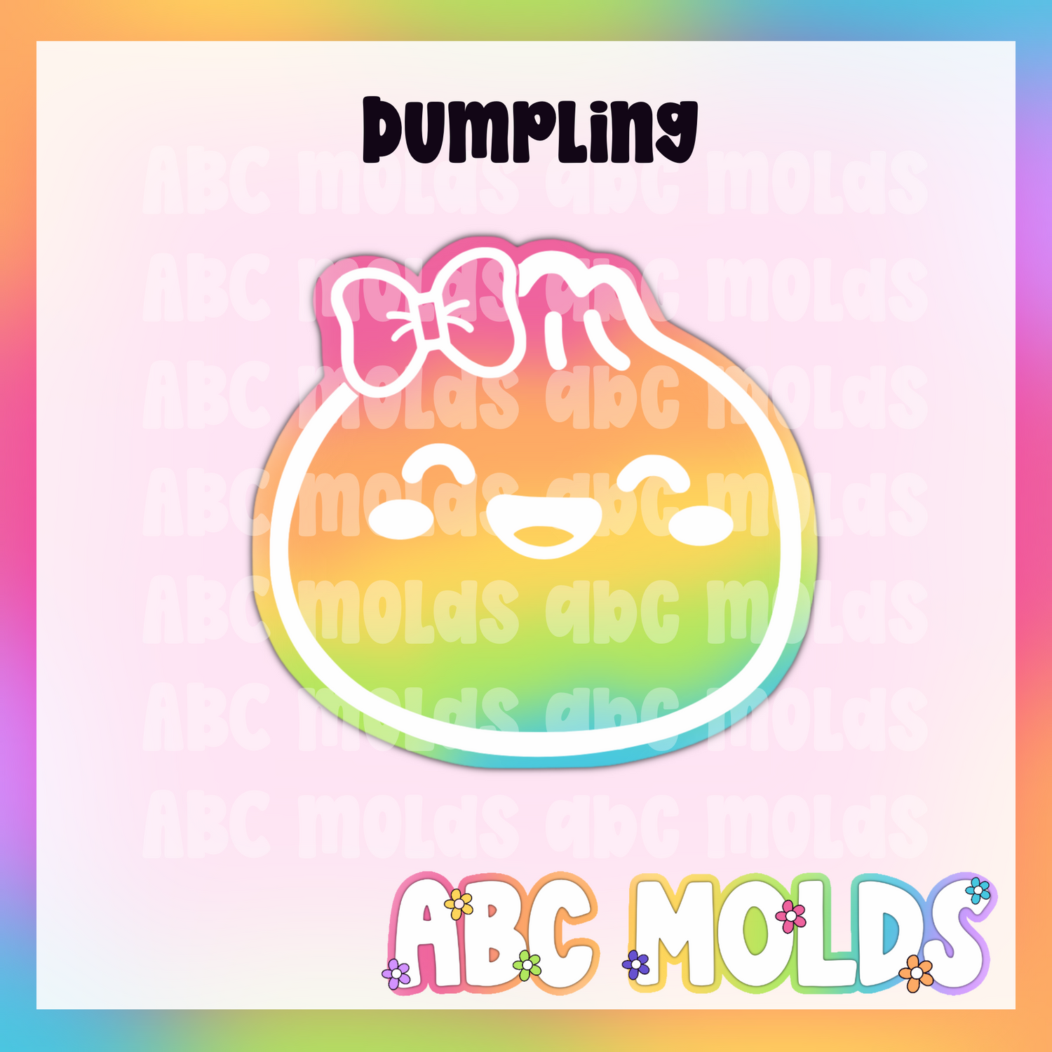 Cute dumpling silicone freshie mold