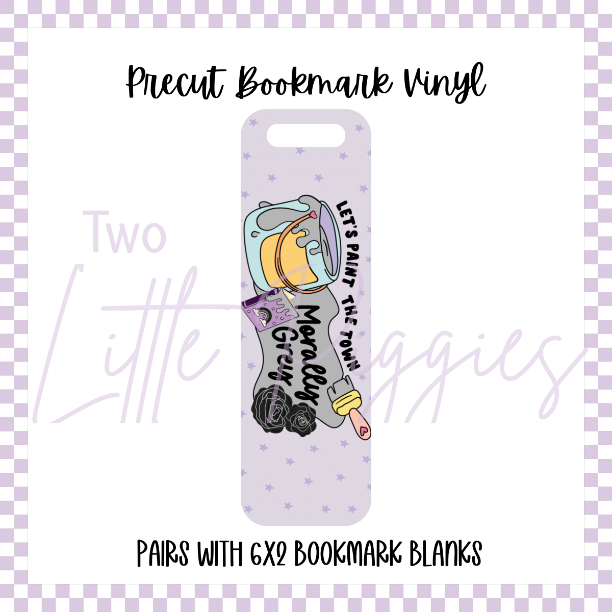 Printed Vinyl - Bookmark - Morally Grey