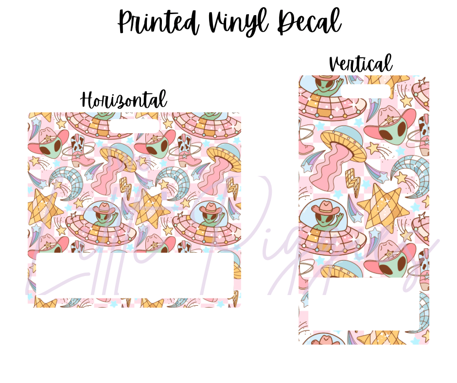 Printed Vinyl - Springtime Space Cowboy