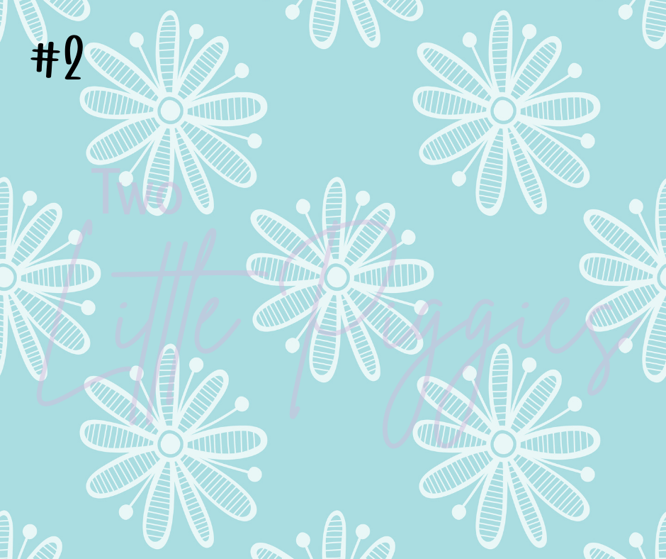 Printed Vinyl - Springtime Flowers